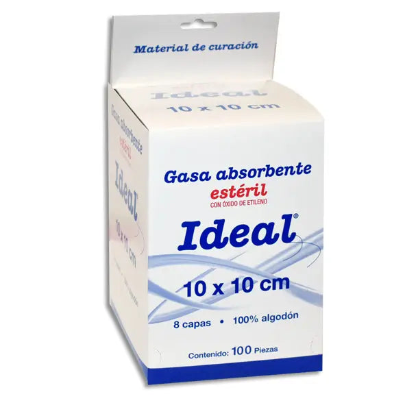 GASA ESTERILIZADA 10X10CM IDEAL