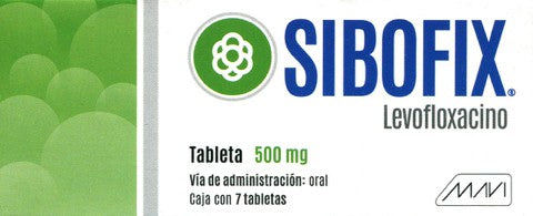 SIBOFIX LEVOFLOXACINO 500 MG