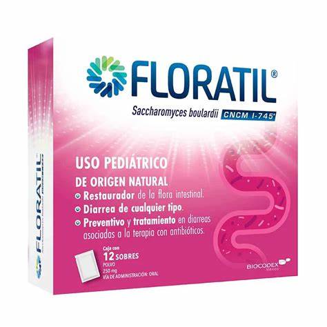 FLORATIL SACCHAROMYCES BOULARDII 250MG 12 PVO