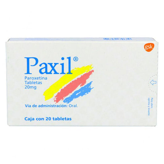 PAXIL 20 MG 20 TAB