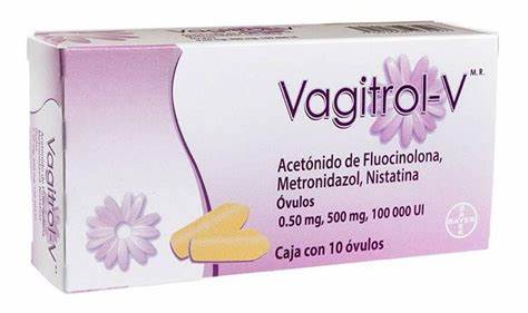 VAGITROL-V 10 OV | FLUOCINOLONA / METRONIDAZOL / NISTATINA VAGINAL