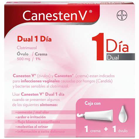 CANESTEN V DUAL 1 DIA | CLOTRIMAZOL VAGINAL