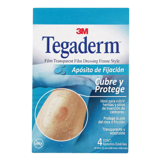 TEGADERM APOSITO 10X12CM 4PZS