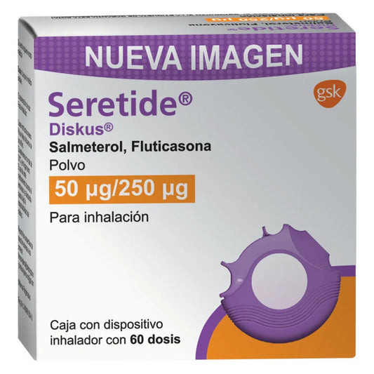 SERETIDE-DIS 50/250MG 60 DOSIS