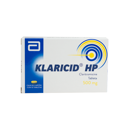 KLARICID HP 500MG 10 TABS | CLARITROMICINA 500MG