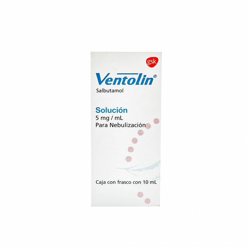 VENTOLIN SOL 10ML PARA NEBULIZAR | SALBUTAMOL