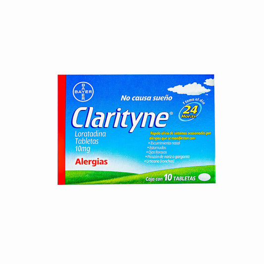 CLARITYNE 10MG 10 TABS | LORATADINA 10MG