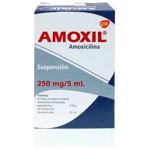 AMOXIL SUSP 250MG 5M | AMOXICILINA 250MG