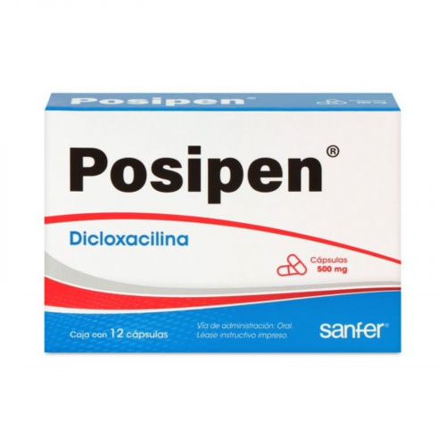 POSIPEN 500MG 12 CAPS | DICLOXACILINA 500MG