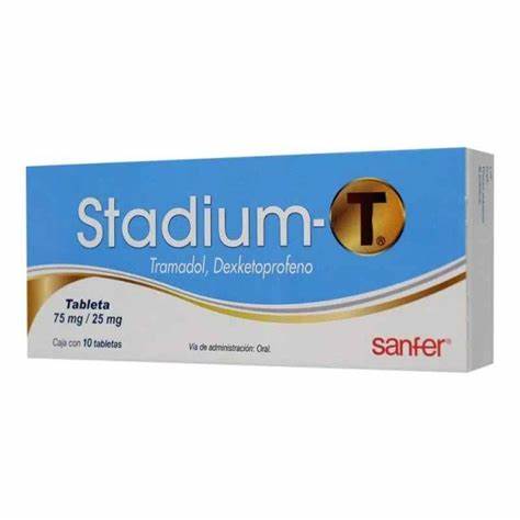 STADIUM T 75MG / 25MG 10 TABS | TRAMADOL 75MG / DEXKETOPROFENO 25MG