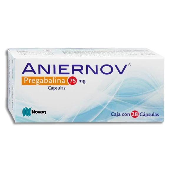 PREGABALINA 75MG 28 CAPS ANIERNOV