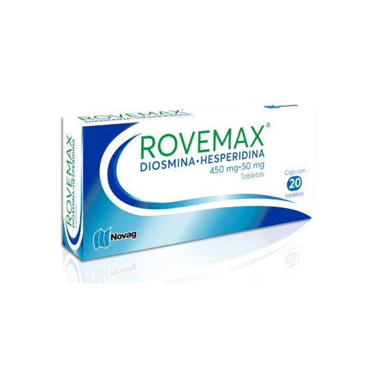 DIOSMINA/HESPIRIDINA 450MG/50MG 20TAB ROVEMAX NOVAG