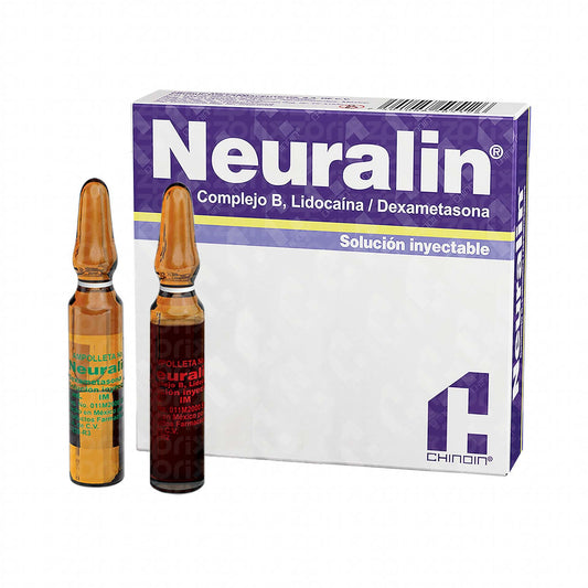 NEURALIN INYECTABLE C/1 AMP | COMPLEJO B / DEXAMETASONA