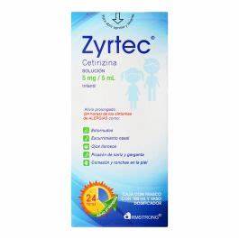 ZYRTEC 5MG INF SOL 100 ML CON DOSIFICADOR | CETIRIZINA 5MG