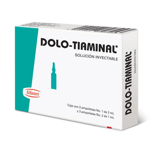 DOLO TIAMINAL SOL  INY 3 AMPOLLETAS | COMPLEJO B / METAMIZOL