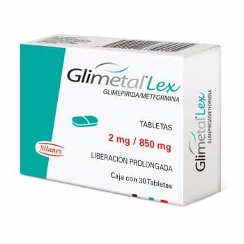 GLIMETAL-LEX 850/2 MG 30 TAB | | METFORMINA / GLIMEPIRIDA