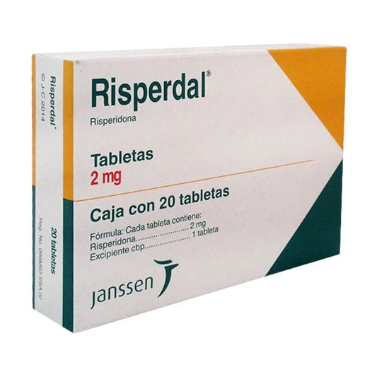 RISPERDAL 2MG C20  RISPERIDONA JANSSEN