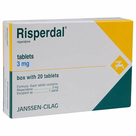 RISPERDAL 3MG 20 TAB