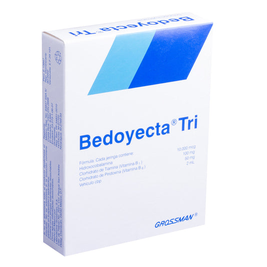 BEDOYECTA TRI INYECTABLE 5 AMPOLLETAS | COMPLEJO B