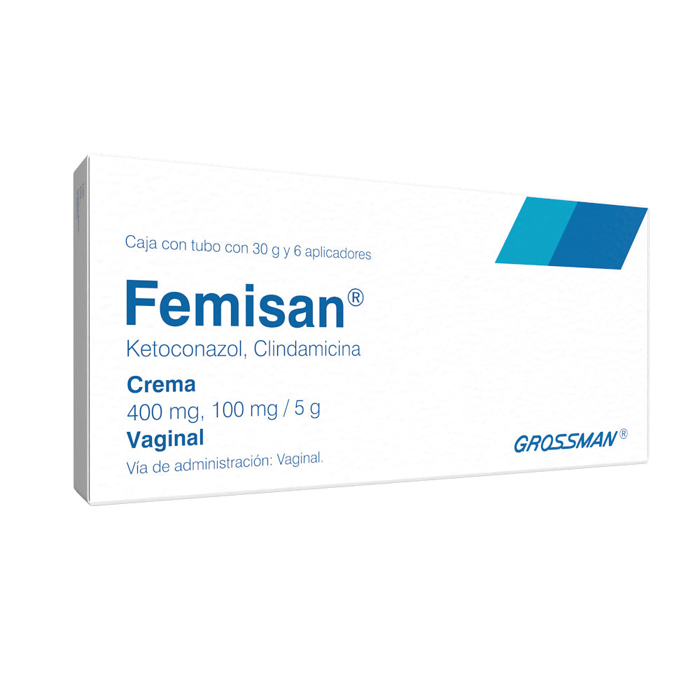 FEMISAN CREMA VAGINAL 400 MG | CLINDAMICINA / KETOCONAZOL VAGINAL