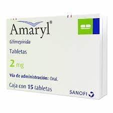 AMARYL 2 MG 15 TAB | GLIMEPIRIDA 2MG