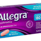 ALLEGRA 180 MG 10 COMPRIMIDOS | FEXOFENADINA 180MG