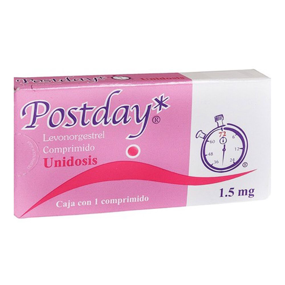 POSTDAY 1 TOMA LEVONOGESTREL1.5MG I TABLETA