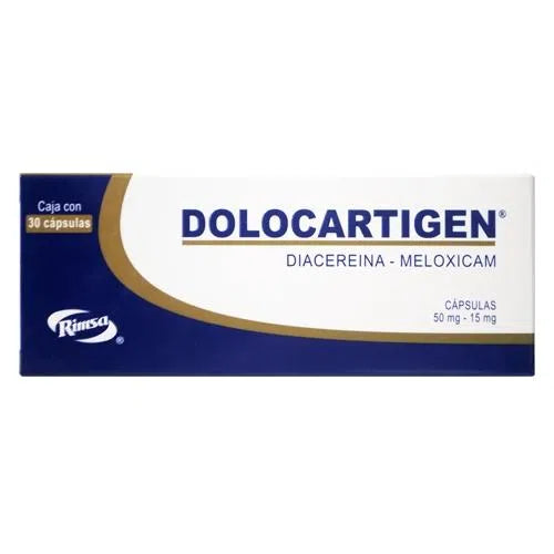 DOLOCARTIGEN 50MG 15MG CAP C30 | DIACEREINA 50MG / MELOXICAM 15MG