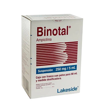 BINOTAL SUSP 250MG 90ML | AMPICILINA 250MG