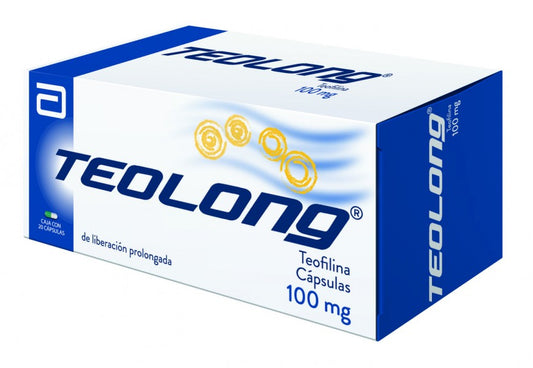 TEOLONG 100 MG 20 CAPS | TEOFILINA 100MG