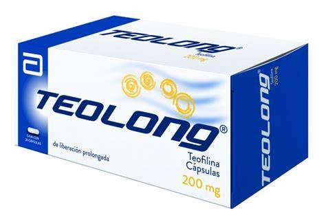 TEOLONG 200MG 20 CAPS | TEOFILINA 200MG