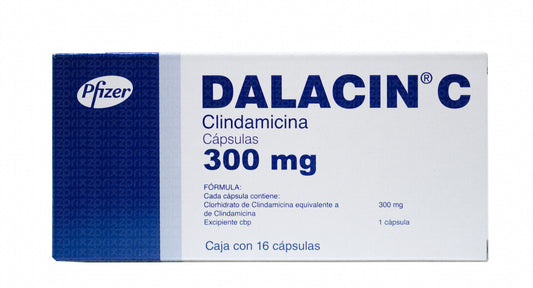 DALACIN C 300MG C 16CAPS | CLINDAMICINA 300MG