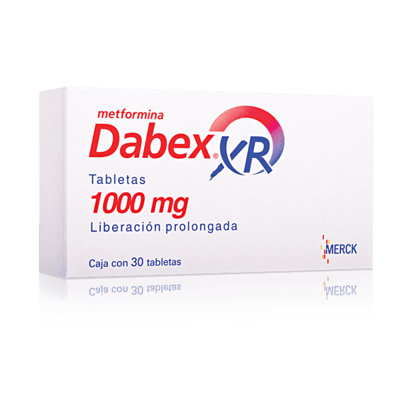 DABEX XR 1000MG 30 TABS LIBERACIÓN PROLONGADA | METFORMINA 1000 MG