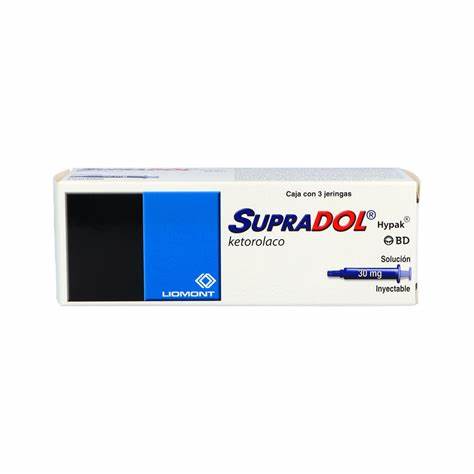 SUPRADOL HYPAK 3OMG INYECTABLE 1 JERINGA| KETOROLACO 30MG