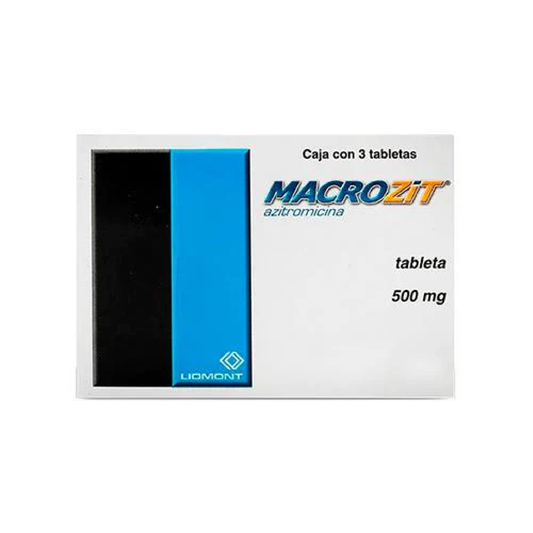 MACROZIT 500 MG 3TABS | AZITROMICINA 500MG