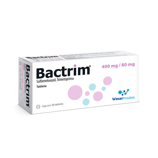 BACTRIM 400MG / 80MG 30 TABS | SULFAMETOXAZOL 400MG / TRIMETOPRIMA 80MG