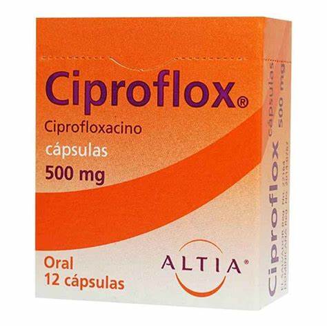 CIPROFLOX C12 500MG CAPS | CIPROFLOXACINO 500MG