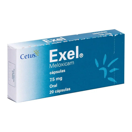 EXEL 7.5 MG 20 CAPS | MELOXICAM 7.5MG