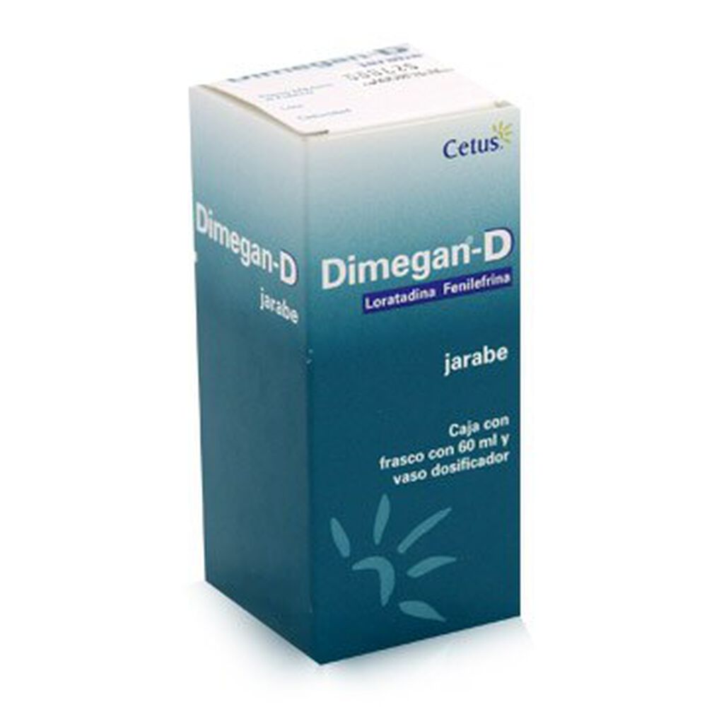 DIMEGAN D JBE 60ML VSO INFANTIL | LORATADINA / FENILEFRINA