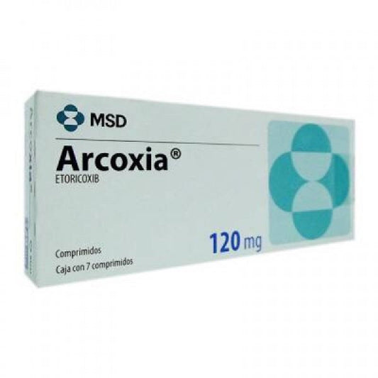 MSD ARCOXIA 120 MG 7 COMPRIMIDOS | ETORICOXIB 120MG