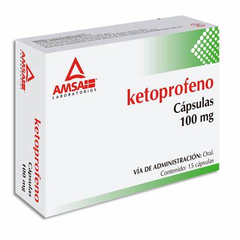 KETOPROFENO  100MG CAPSULAS  15 PZ  AMSA