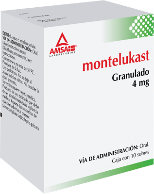 MONTELUKAST GRANULADO 4 MG 10 SOBRES