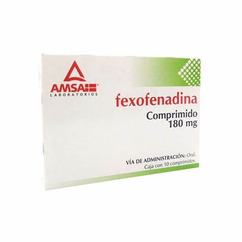 FEXOFENADINA 180 MG 10 COMPRIMIDOS AMSA