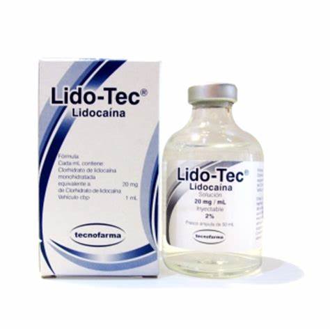 LIDOCAINA 20MG INFILTRACION LOCAL LIDO-TEC