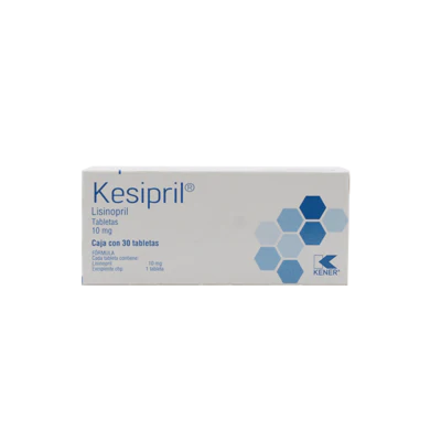 LISINOPRIL 10MG 30 TABLETAS KESIPRIL KENER