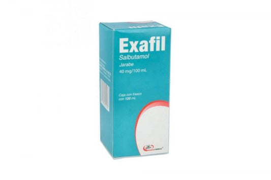 SALBUTAMOL 40MG/100ML 120ML EXAFIL JARABE