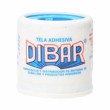 TELA ADHESIVA 2.5CMX1M DIBAR (1 PIEZA)