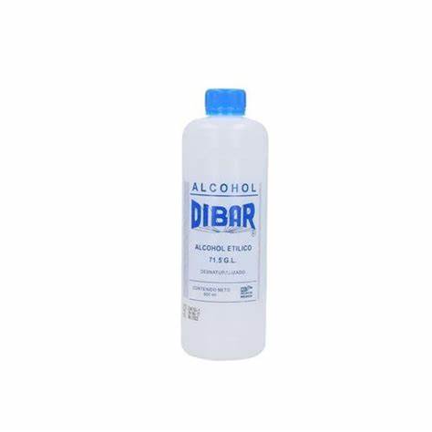 ALCOHOL DIBAR AZUL 500 ML