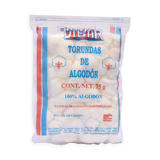 ALGODON TORUNDA DIBAR 75G