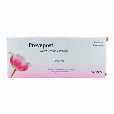 NORETISTERONA, ESTRADIOL 50MG - 5 MG 1 AMP 1 ML PREVEPOST SONS